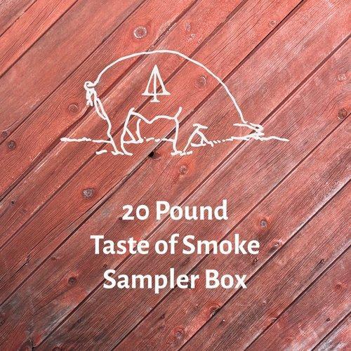 20 Pound Taste of Smoke Sampler