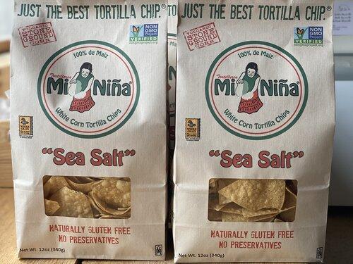 Sea Salt White Corn Tortilla Chips